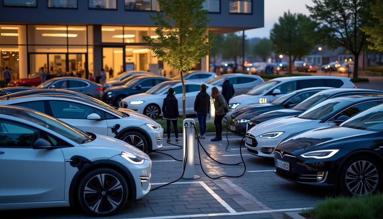 Illustration: Comprendre les bornes de recharge rapide pour voiture électrique : types et spécificités