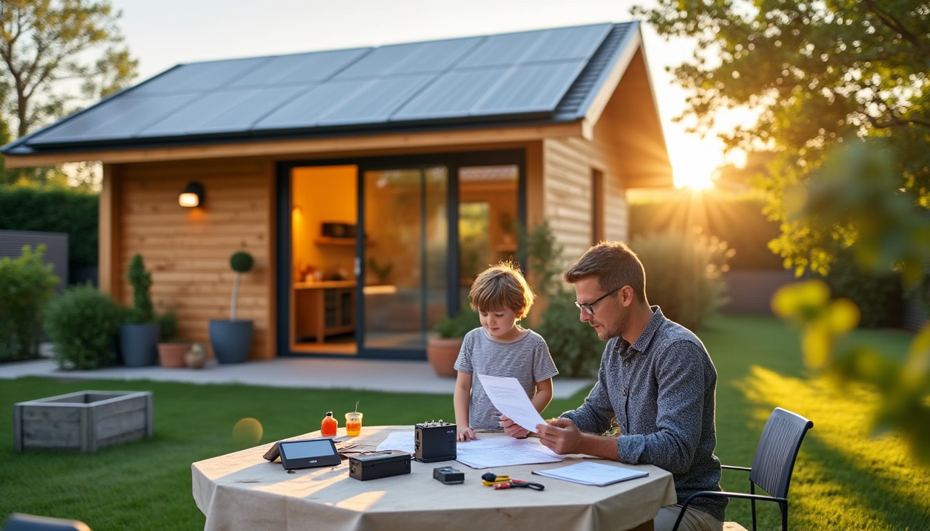 Illustration: Comprendre l’essentiel d’un système solaire pour votre abri de jardin