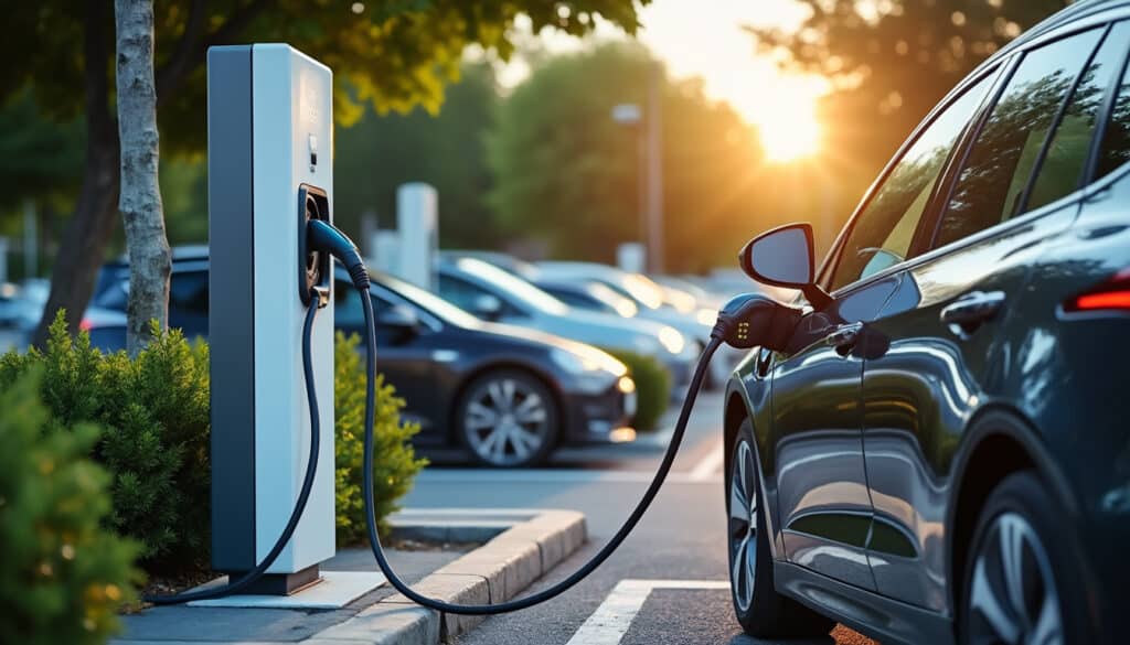 Station de recharge pour véhicules électriques : photos et guide complet