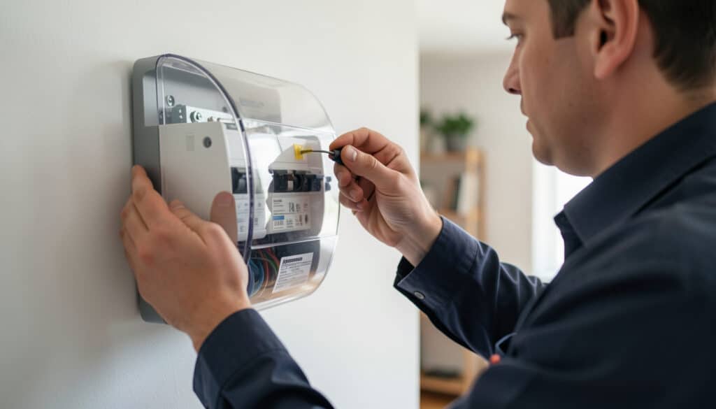 Plombage du compteur électrique : rôle et démarches