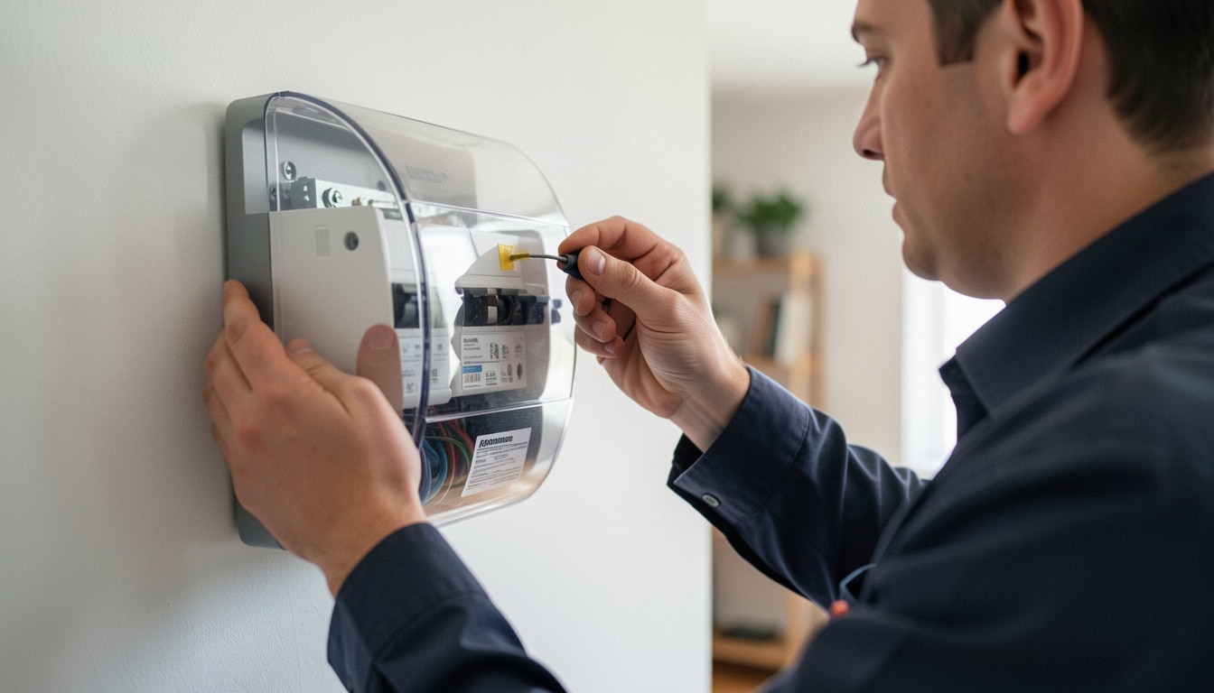 Plombage du compteur électrique : rôle et démarches