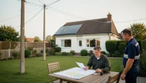 Poteau électrique sur terrain privé : quelle indemnité ?